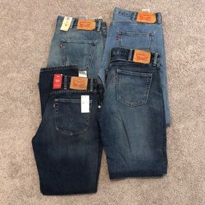 Levi’s Jean Men’s 38x34 lot of 4 501 511